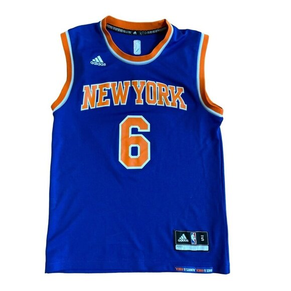 Adidas NBA Kristaps Porzingis New York Knicks  Jersey S Blue - Picture 2 of 6